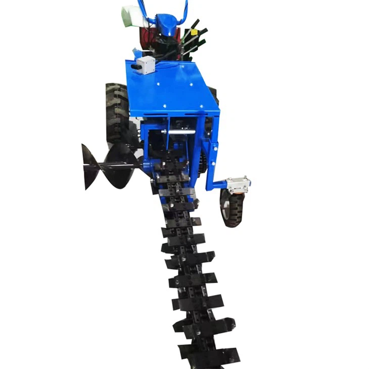 Mini Walk-behind Chain Trencher
