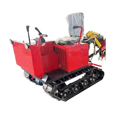 Buldozer pe șenile cu suspensie în trei puncte